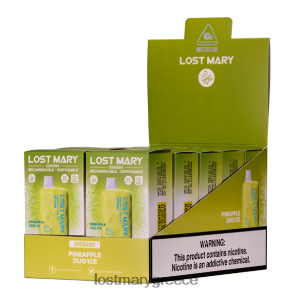 χαμένη μαίρη os5000 - LOST MARY vape - ανανάς δίδυμος πάγος 2P88R56