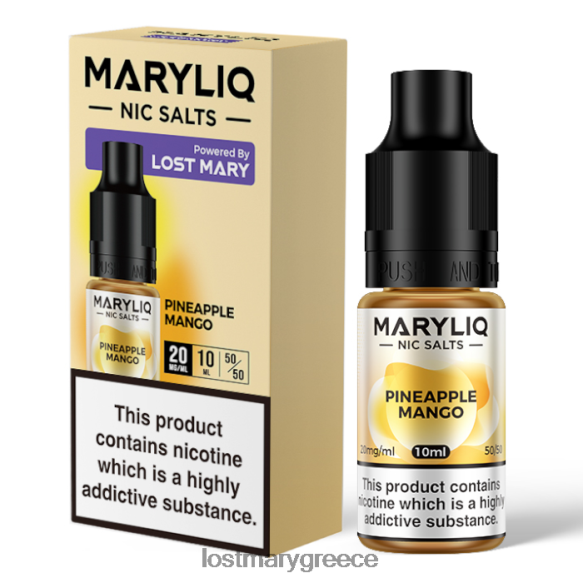 χαμένα άλατα maryliq nic - 10 ml - LOST MARY vape Greece χονδρικη - ανανάς 2P88R214
